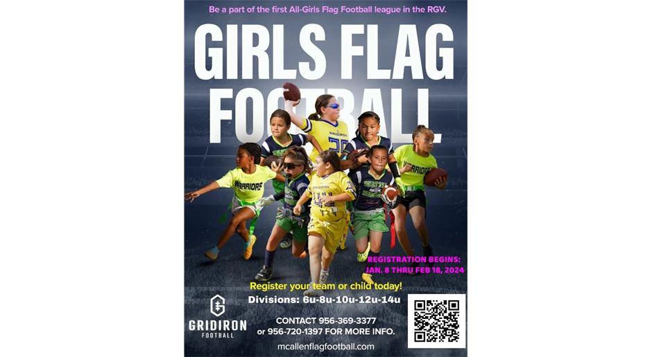 Girls Spring Flag Football 2024 Registration