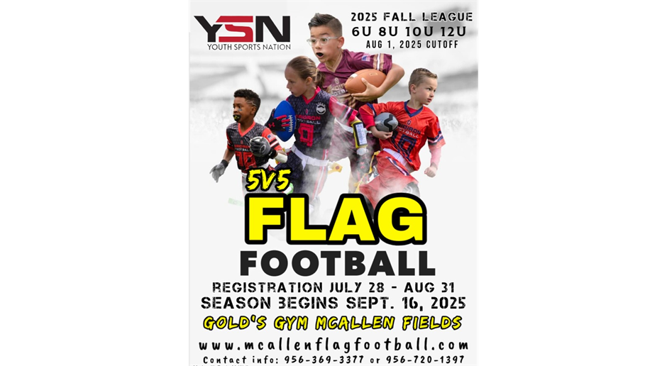 2025 YSN Flag Football League Registration